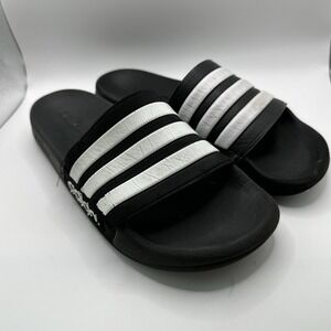 Adidas Men's‎ Adilette Lightweight Cushioned Easy Slip-On Shower Sandal Slide